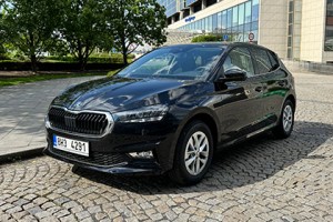 Rental car new Skoda Fabia in Prague