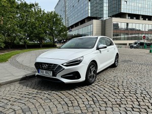 Rental Hyundai i30 at Prague